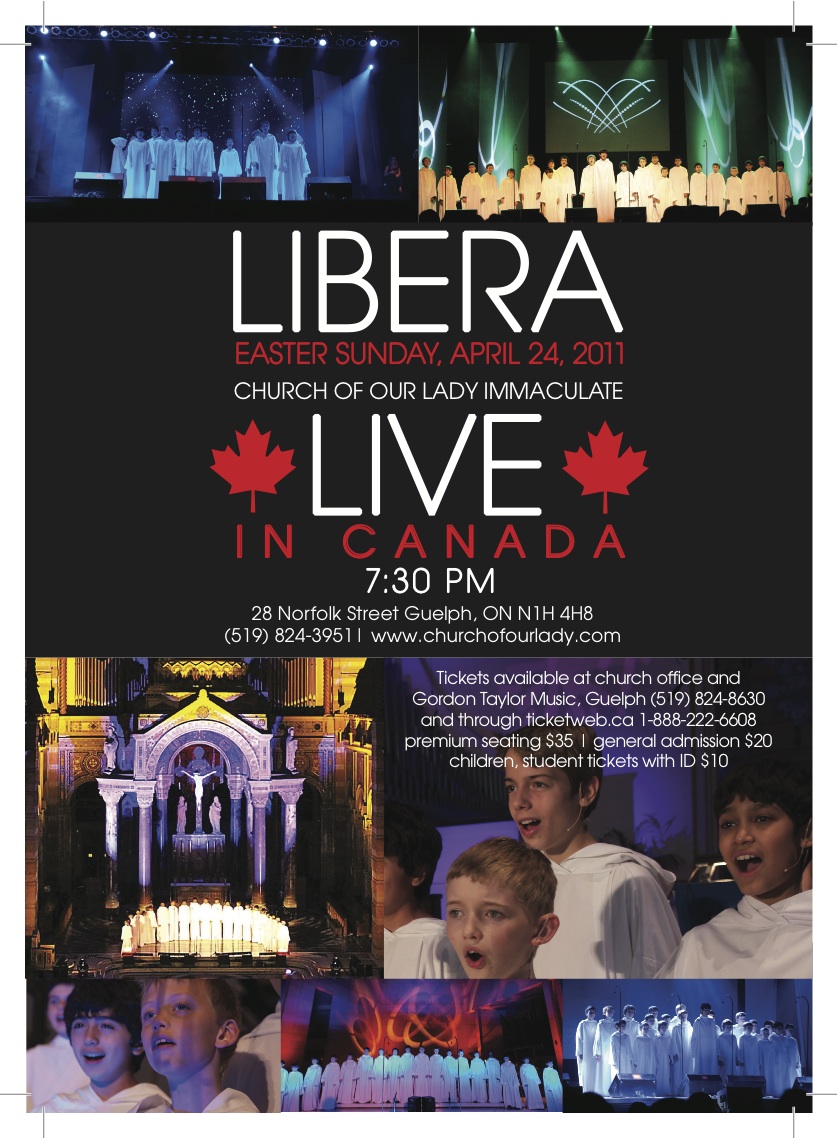 Guelph, Canada — concert poster