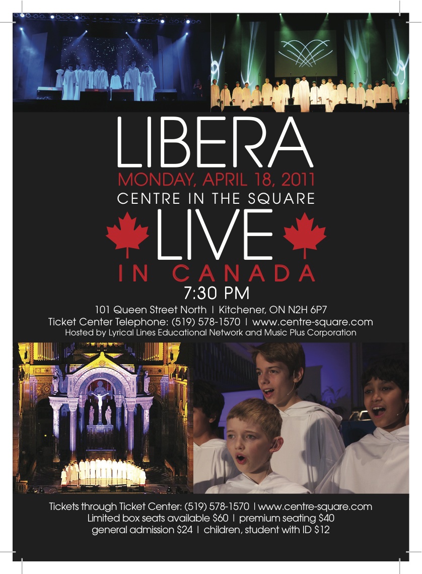 Kitchener, Canada — concert poster