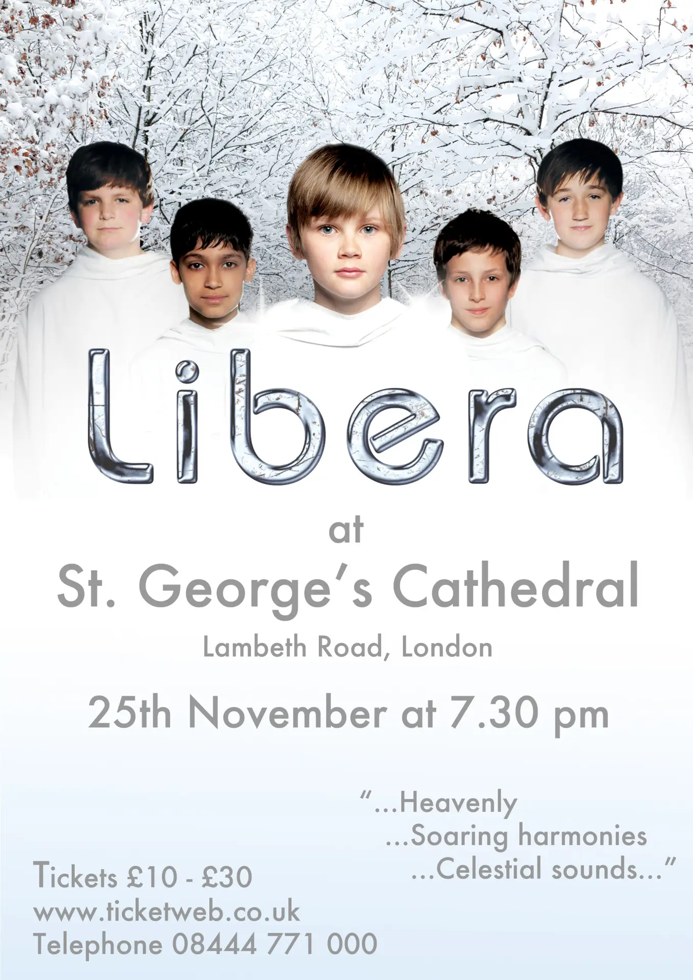 London, United Kingdom — concert poster