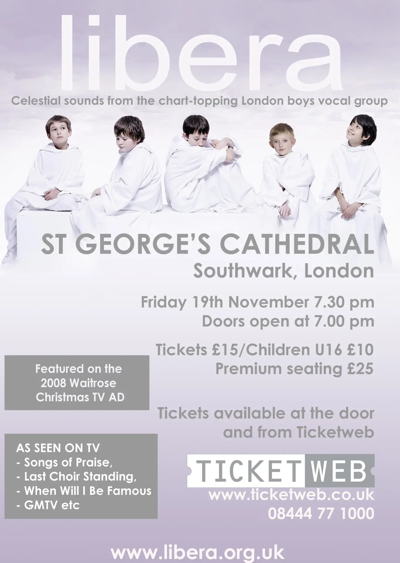 London, United Kingdom — concert poster