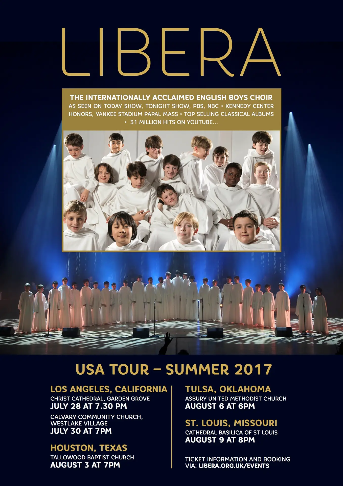 Tulsa, OK, US — concert poster